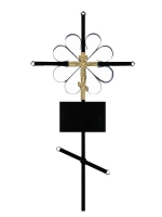 Крест металлический на могилу стандарт