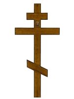Крест дубовый на могилу Широкий
